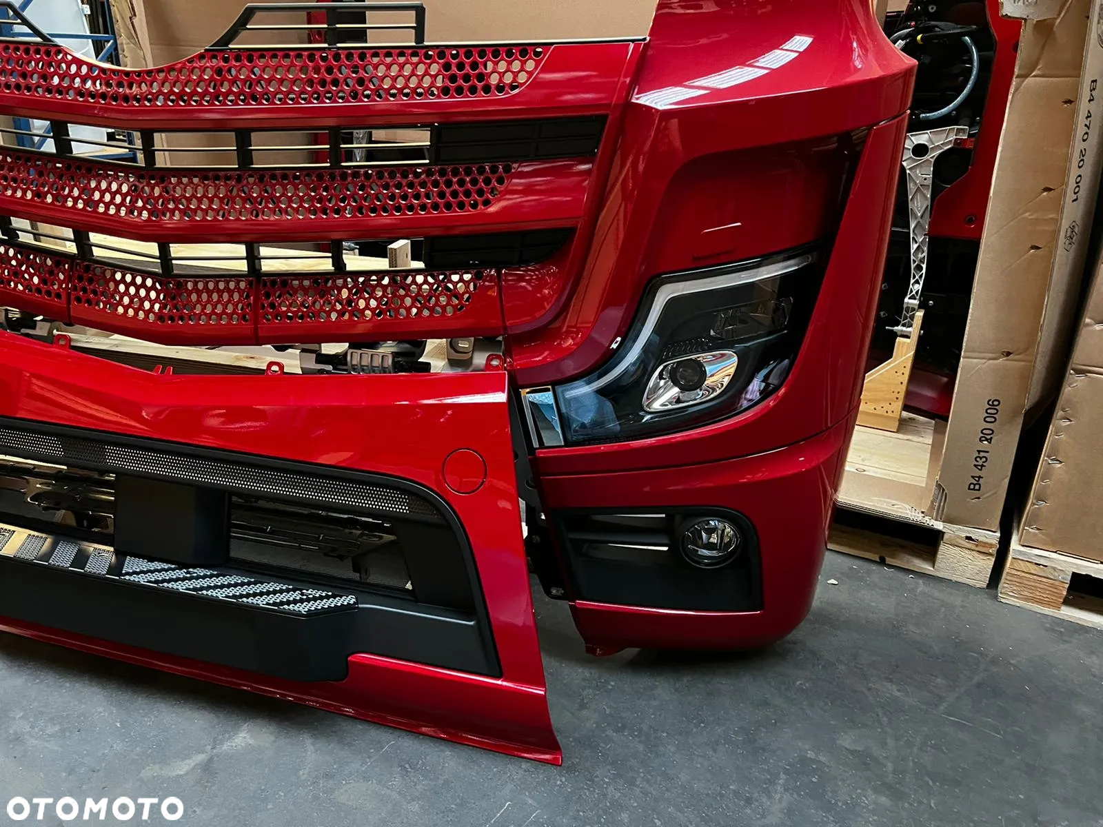 MERCEDES ACTROS MP5 MP4 PRZÓD ZDERZAK REFLEKTORY MASKA GRILL NAROŻNIKI - 3