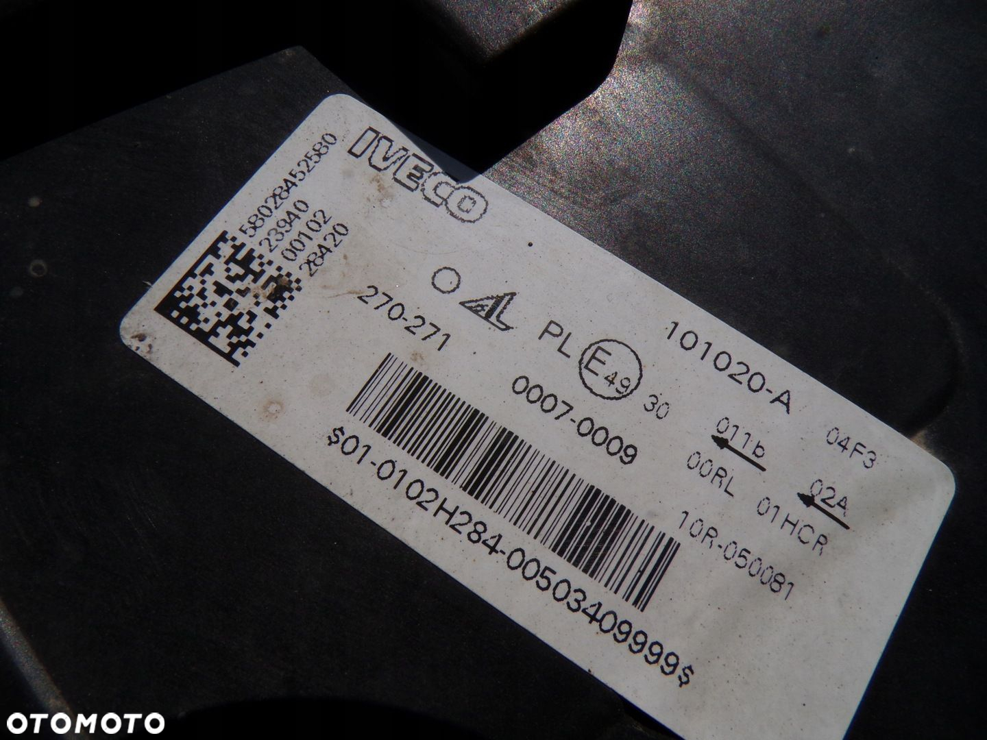 IVECO S-WAY LAMPA PRZEDNIA PRAWA ORYGINAŁ 58028452580 - 5