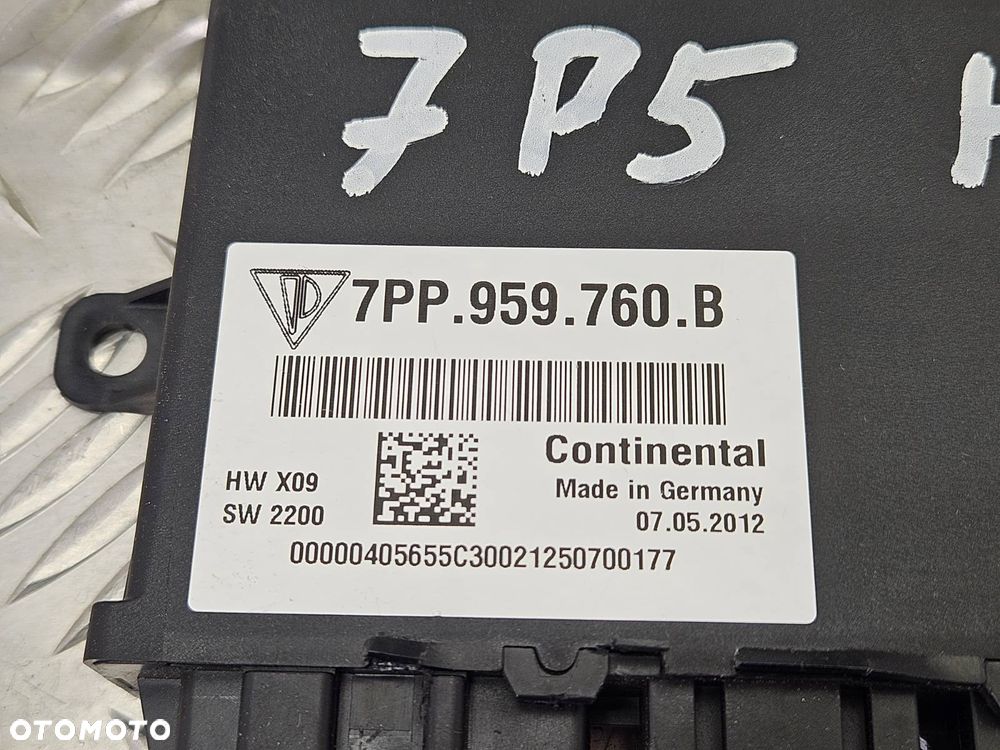 PORSCHE CAYENNE II 10-17R STEROWNIK MODUL FOTELA PRZOD 7PP959760 B - 4