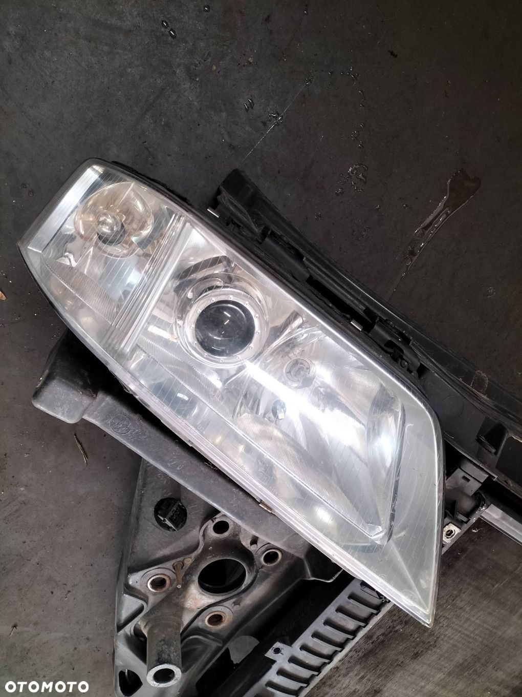 KOMPLETNY PRZÓD MASKA ZDERZAK LAMPY PAS PRZEDNI AUDI A6 C5 LZ5T - 4