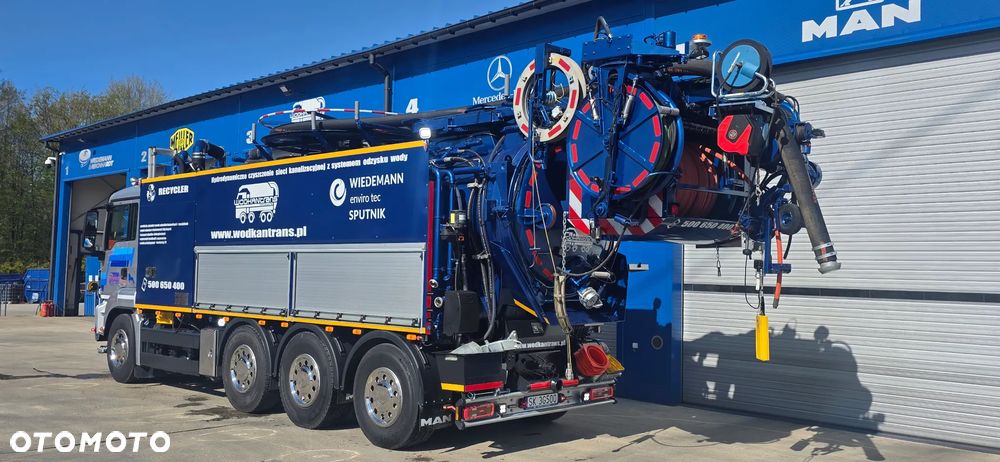 MAN TGS 35.510 WIEDEMAN 12/6m3 kamera SPUTNIK Recykling - 11