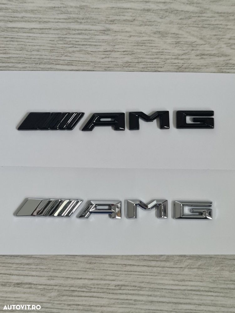 Emblema-Sigla-Logo-AMG-Consola-Mercedes-C-E-S-Class-CLS-GLE-CLA-4Matic - 5