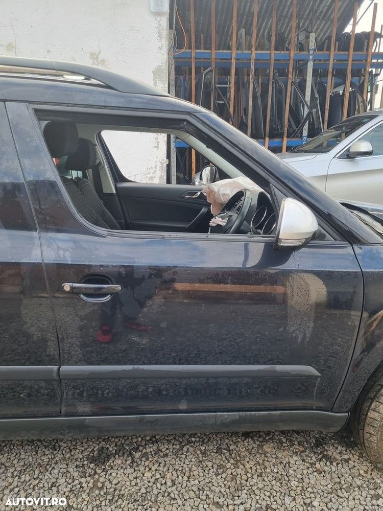 Usa Dreapta Fata Skoda Yeti Facelift 2013 - 2017 SUV 4 Usi Skoda Blau CYVB (1375) - 1