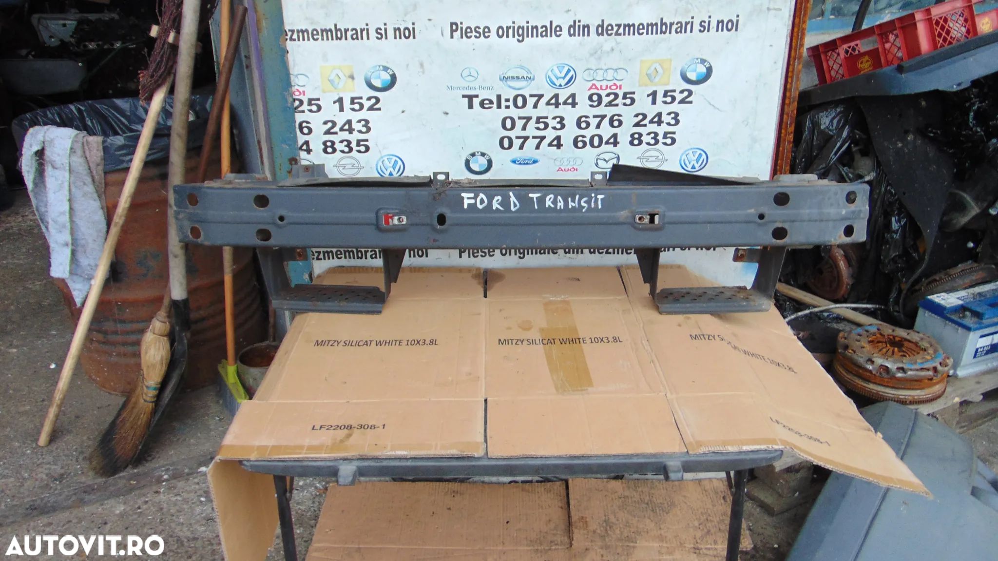 Armatura bara fata Ford Transit 2006-2014 intaritura bara fata dezmembrez transit 2.4 si 2.4 - 1