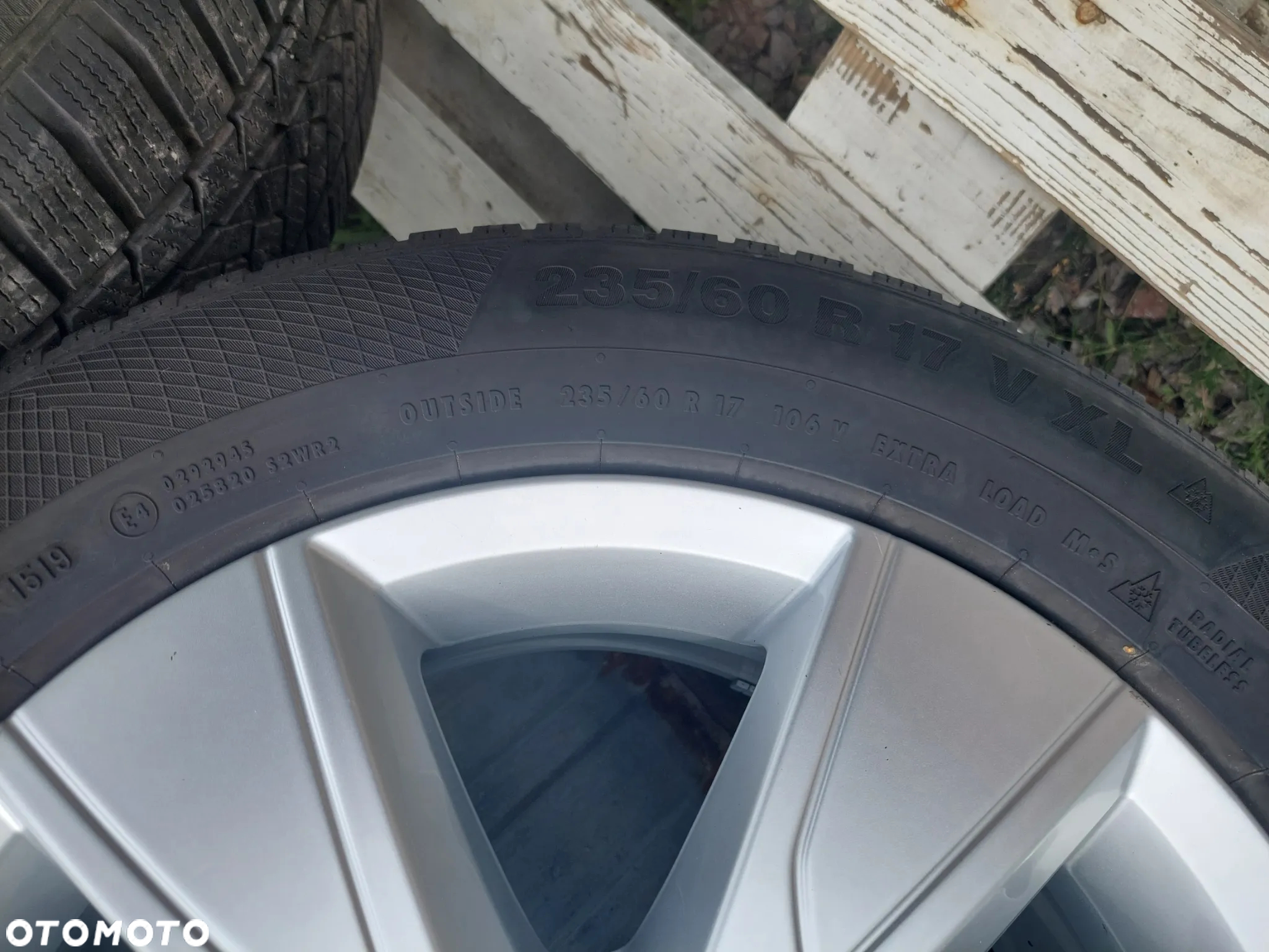KOŁA ALUFELGI FELGI VOLVO XC40 XC60 235/60 R17 Opony Zimowe CONTINENENTAL WINTERCONTACT - 6