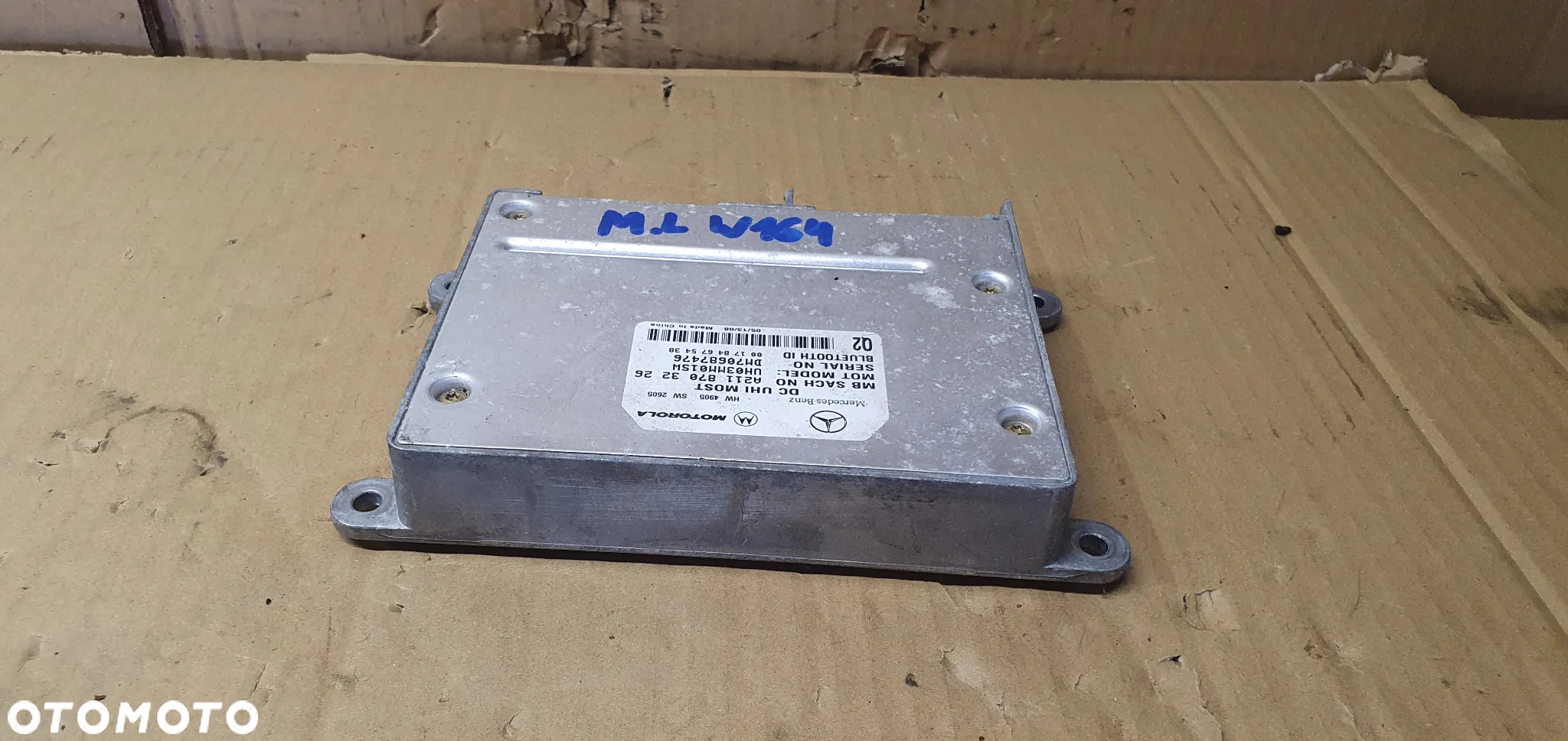 Moduł sterownik bluetooth Mercedes ML W164 A2118703226 - 2