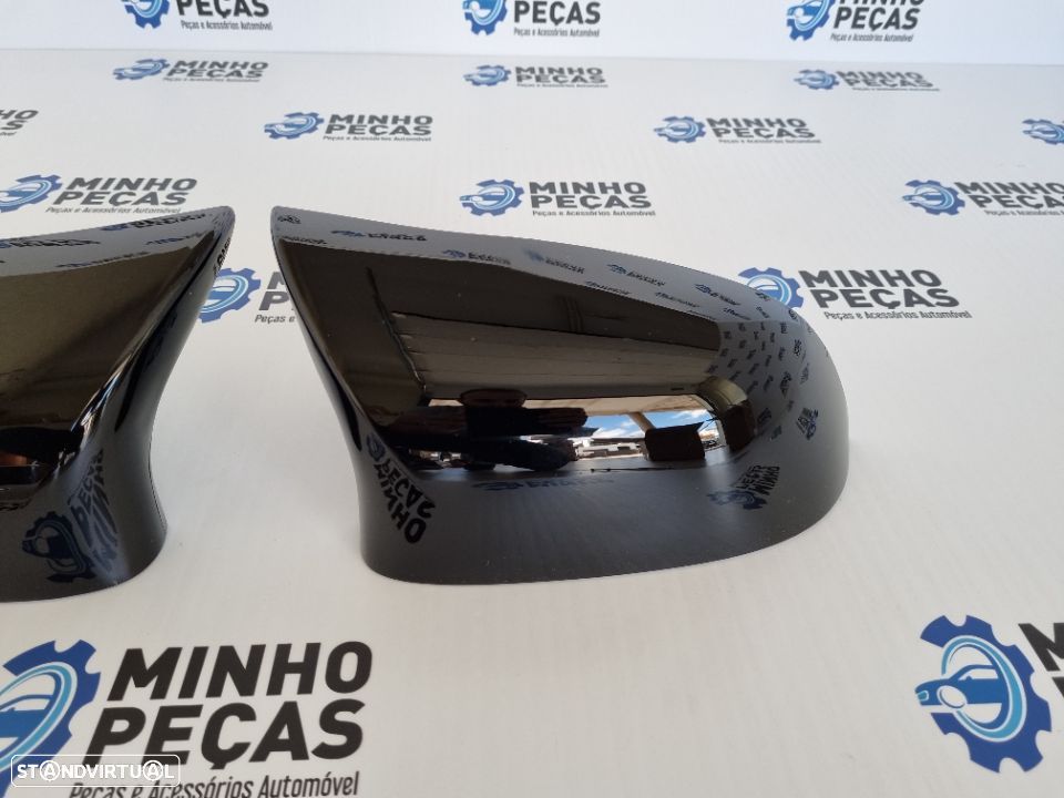 Capas de espelho BMW X3 (F25) X4 (F26) X5 (F15) X6 (F16) Preto Brilho Look M - 5
