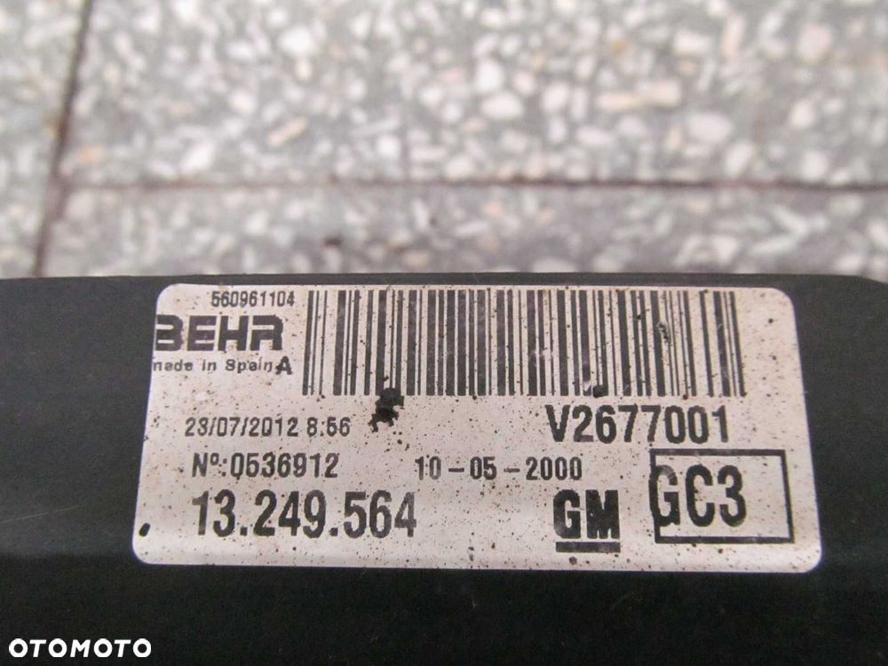 OPEL CORSA D 1.2 1.4 CHLODNICA WODY KLIMATYZACJI 13249564 R3814004 - 15