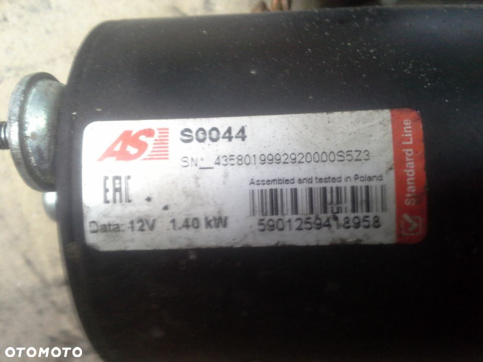 BMW E46 1.9 benzyna 105KM rozrusznik - 4