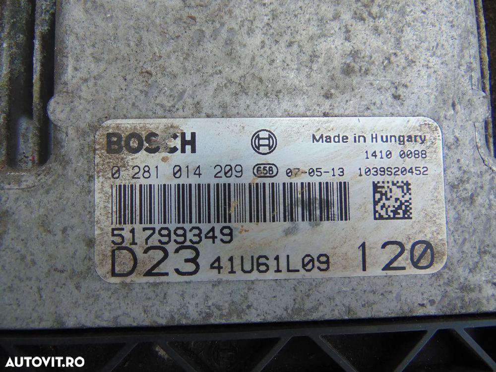 Kit pornire Fiat Ducato 2.3 euro 4 ecu calculatop cip cheie modul - 2