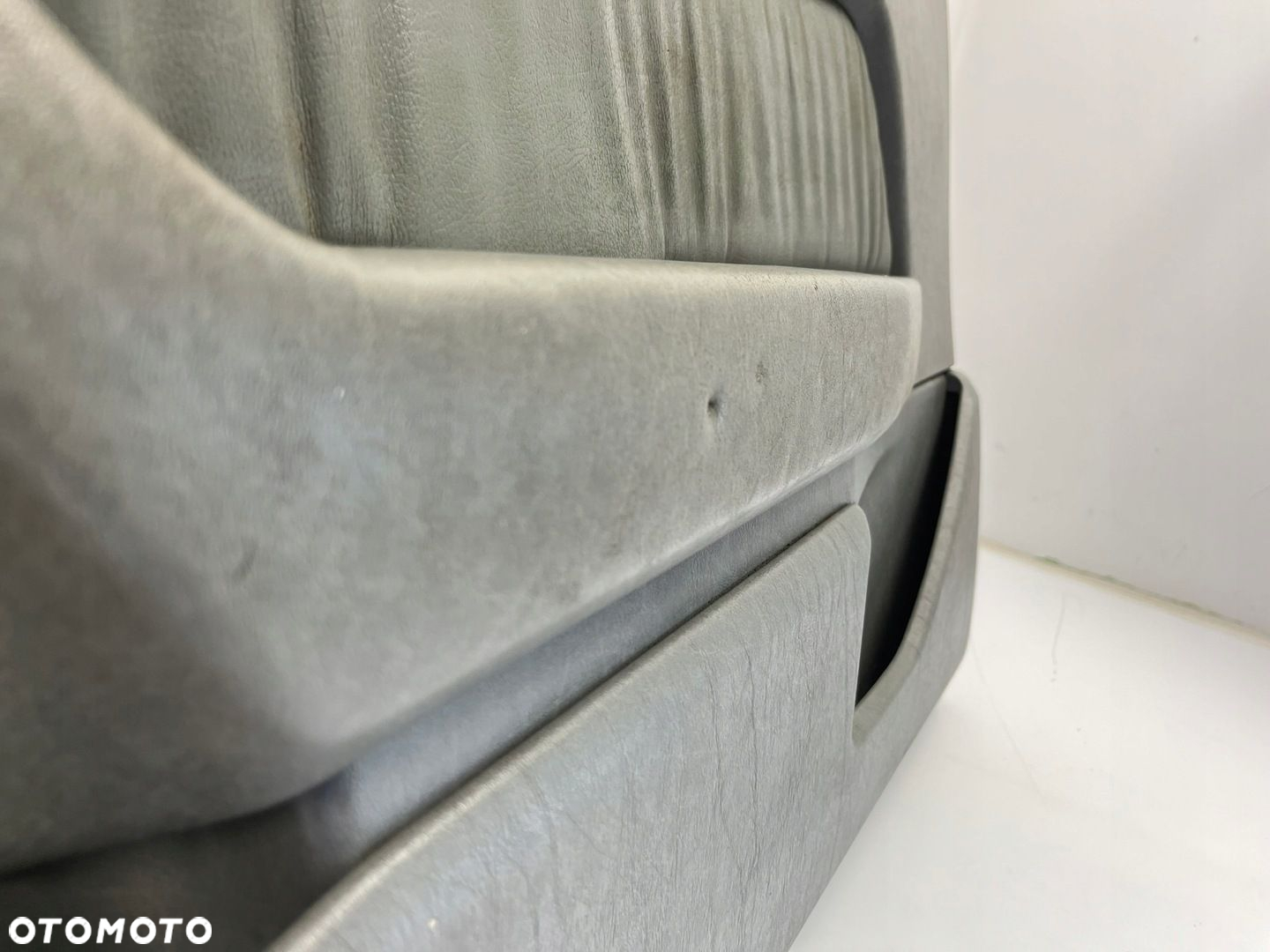 BOCZEK DRZWI PRAWY PRZÓD SIWY SZARY SKÓRA MERCEDES W124 COUPE CABRIO - 8