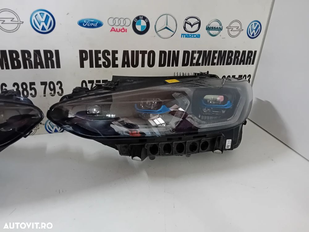 Faruri Laser BMW G22 G23 G26 Originale Complete Cod OEM 9505115 9505116 - 4