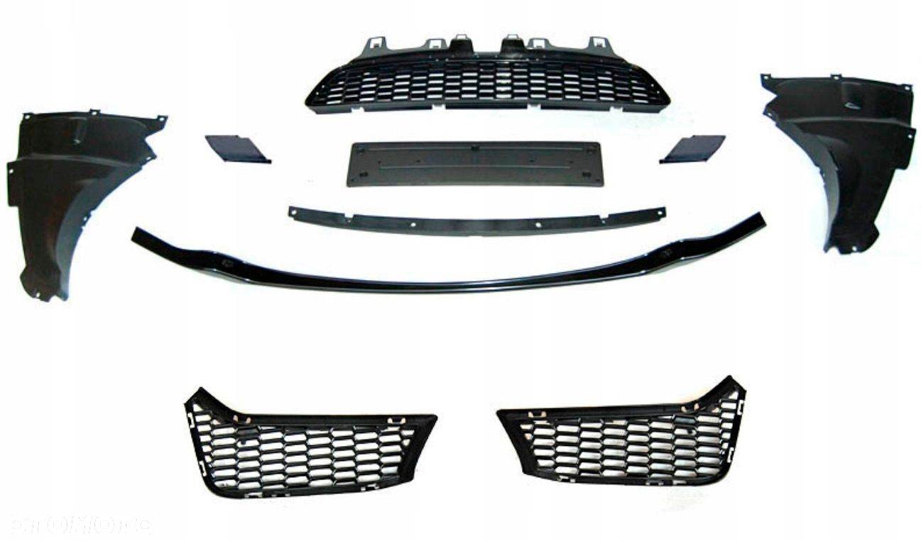 Zderzak Przod kpl Kratki PDC Tuning Sport M3look M-pakiet Bmw 3 f30 f31 11- - 4