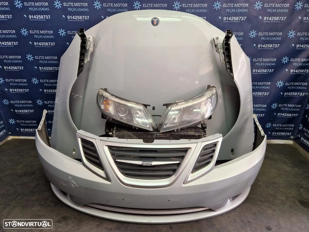 Frente completa usada SAAB 93 RESTYLE FACELIFT 1.9 TID capot parachoques oticas guarda lamas radiador 9-3 - 3