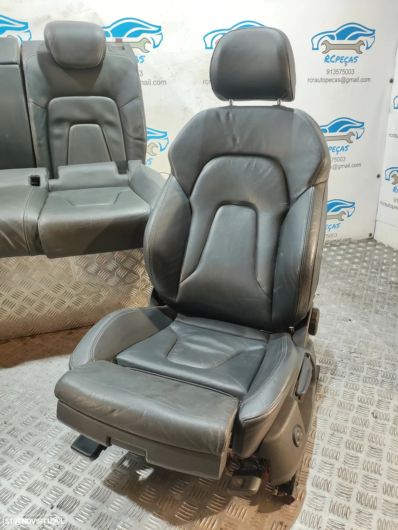 Conjunto Bancos Pele Audi A5 8T 8T3 Coupe S Line S-Line 3 Portas eléctricos - 6