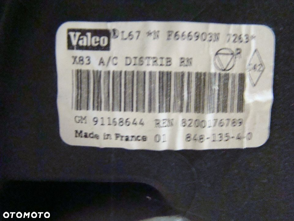NAGRZEWNICA + KLIMATYZACJA OBUDOWA OPEL VIVARO RENAULT TRAFIC PRZEKŁADKA EU - 5