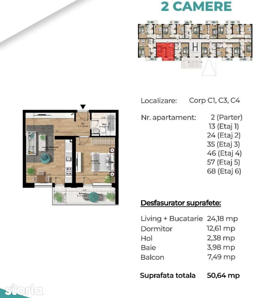 Metrou Berceni 400m - studio bloc 2026 - Imagine principală: 5/11