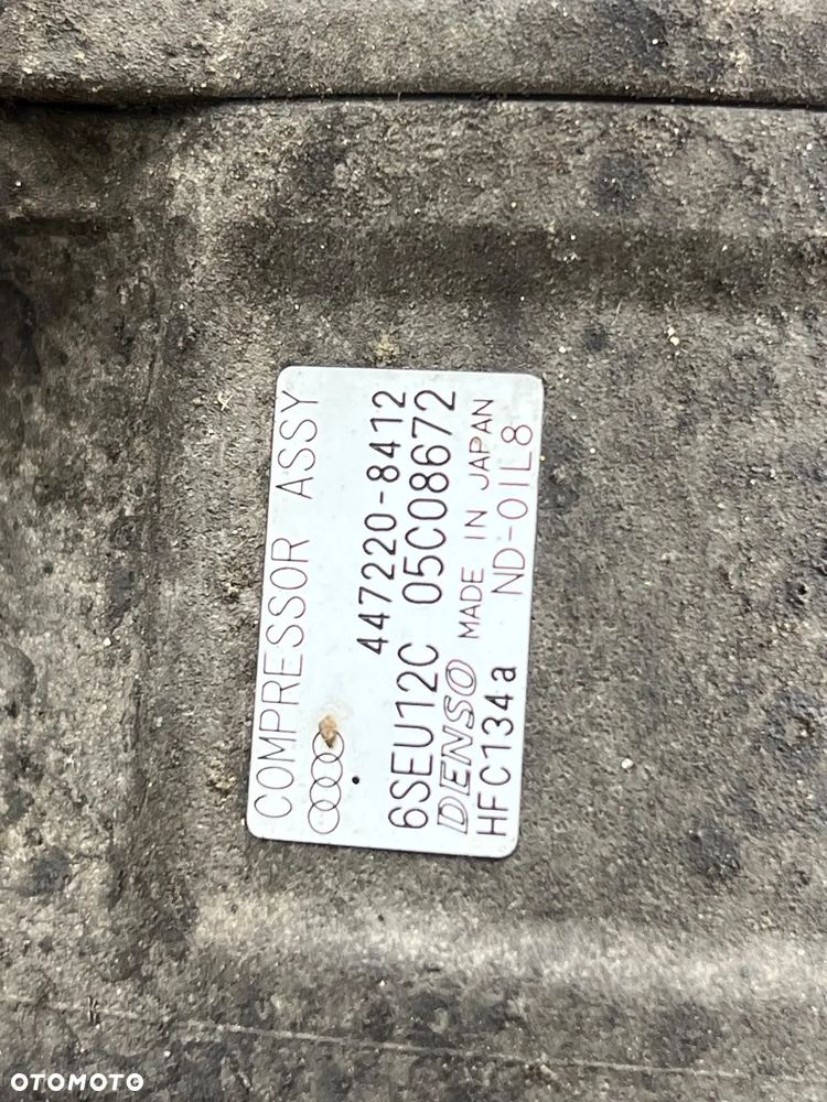 Sprężarka klimatyzacji Denso 447220-8412 6seu12c Audi A4 B6 - 2