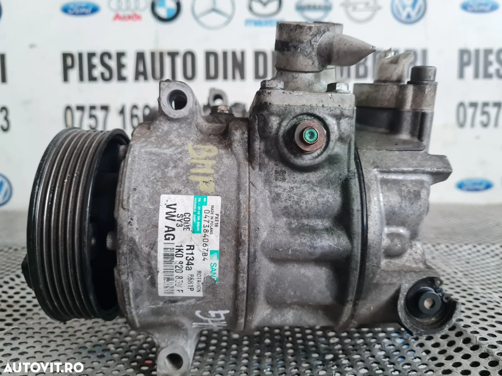 Compresor Clima AC Aer Conditionat Audi A3 8P Vw Seat Skoda An 2004-2005-2006-2007-2008-2009 Cod 1K - 4