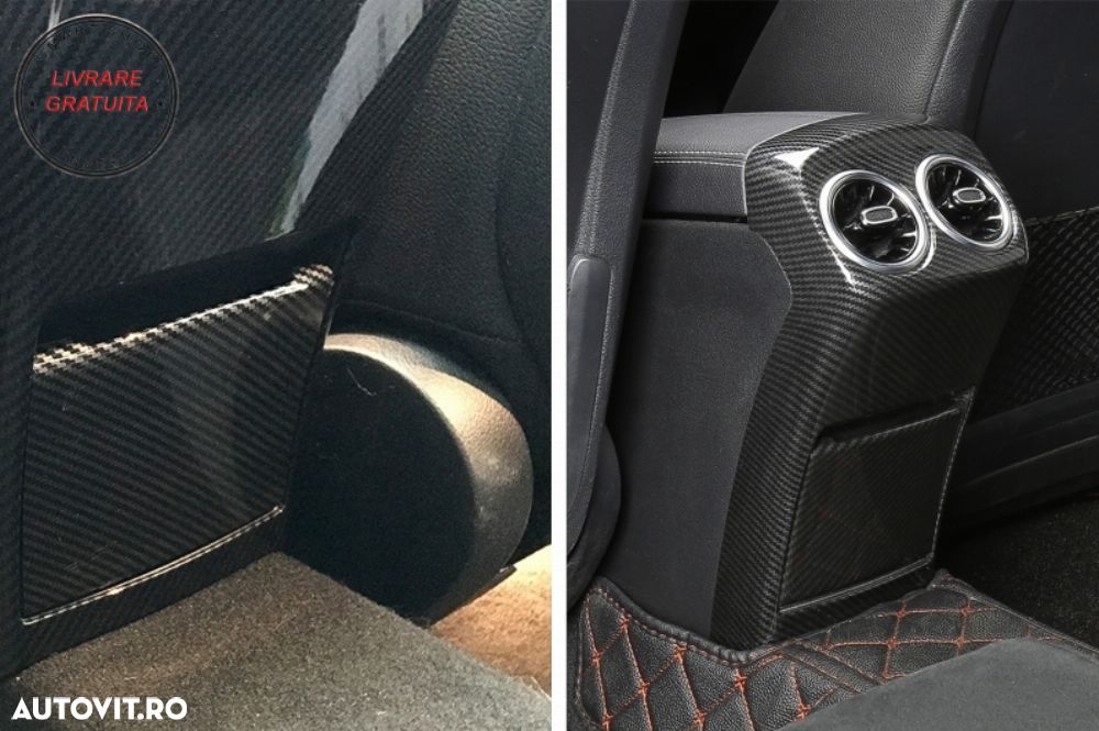Kit Interior Complet cu Ornamente interior Consola Centrala Spate Mercedes A-Class- livrare gratuita - 17