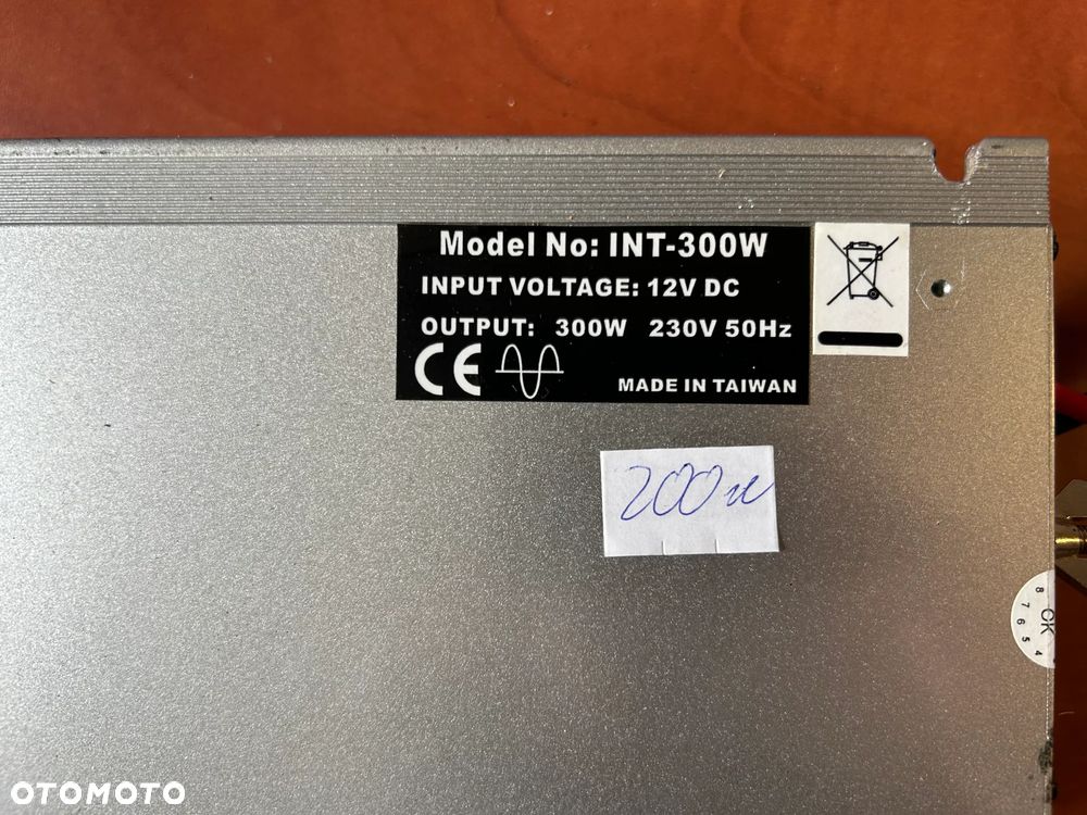INT-300W Przetwornica Napięcie 12V/230V, 300W - 4