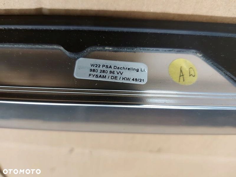 peugeot 508 sw kombi relingi dachowe lewy prawy komplet nowe 98028094vv 980 - 7