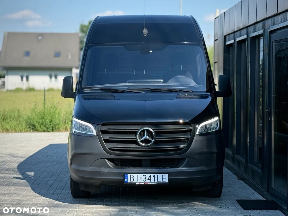 Mercedes-Benz Sprinter 315 CDI / Maxi L3 H2 / 2021 ROK Automat 9G Tronic / Czarny / Reflektory LED / Zarejestrowany w PL - 2