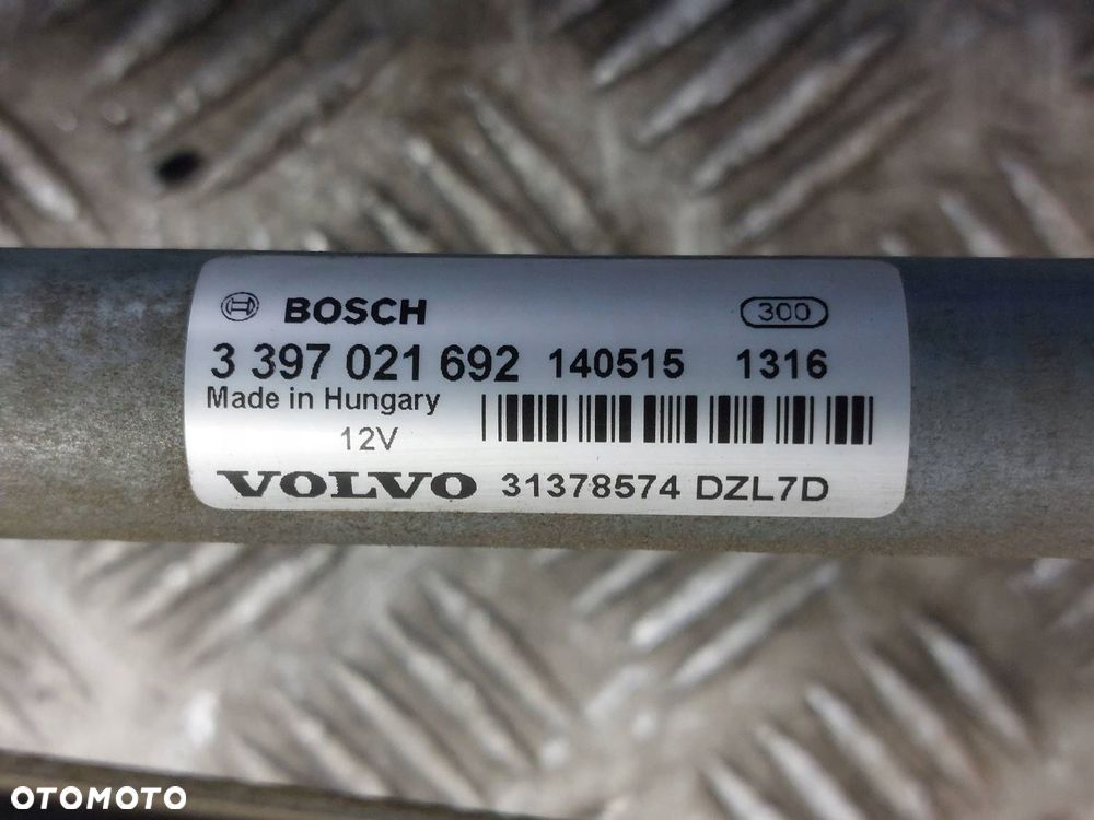 MECHANIZM WYCIERACZEK + SILNICZEK PRZÓD + RAMIONA VOLVO V40 II 31378574 - 4