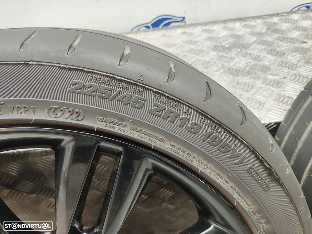 Conjunto de jantes 18 Matrix Jaguar XE X760 7,5J ET46 5x108 Original - 19