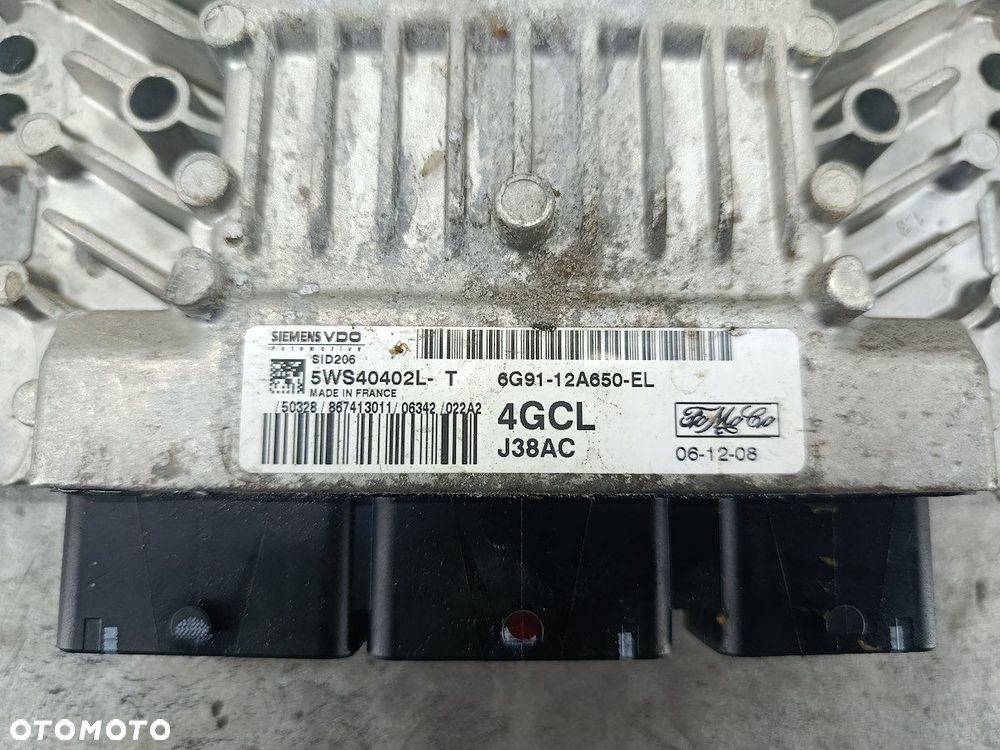 KOMPUTER, STEROWNIK FORD S-MAX I 6G91-12A650-EL 5WS40402L-T  J38AC 2.0 TDCI - 2