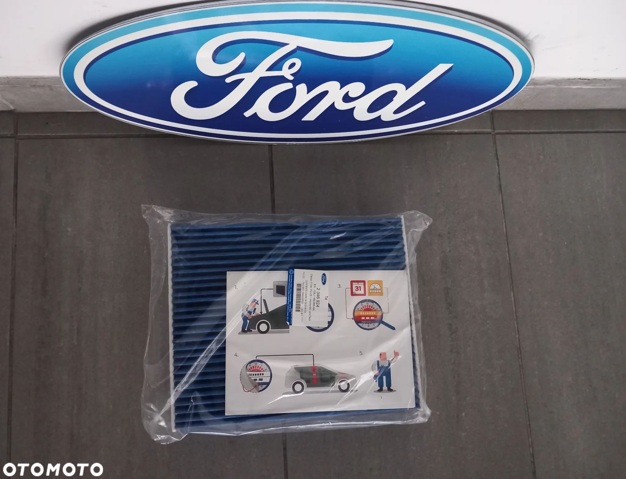 Filtr kabinowy z węglem aktywnym, antyalergiczny do Ford Mondeo Mk5, S-max, Galaxy, Edge, Focus Mk4, Kuga Mk3 2346924 - 1