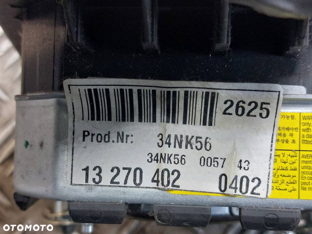 ZESTAW AIRBAG KOKPIT DESKA MODUŁ PASY PODUSZKI NAPINACZE OPEL INSIGNIA A - 9