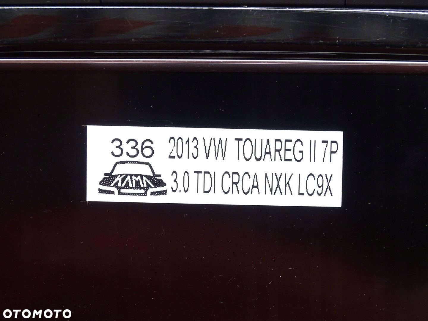 EKRAN WYŚWIETLACZ MONITOR LCD NAVI RADIA VW TOUAREG II 2 7P 7P6919603 - 8