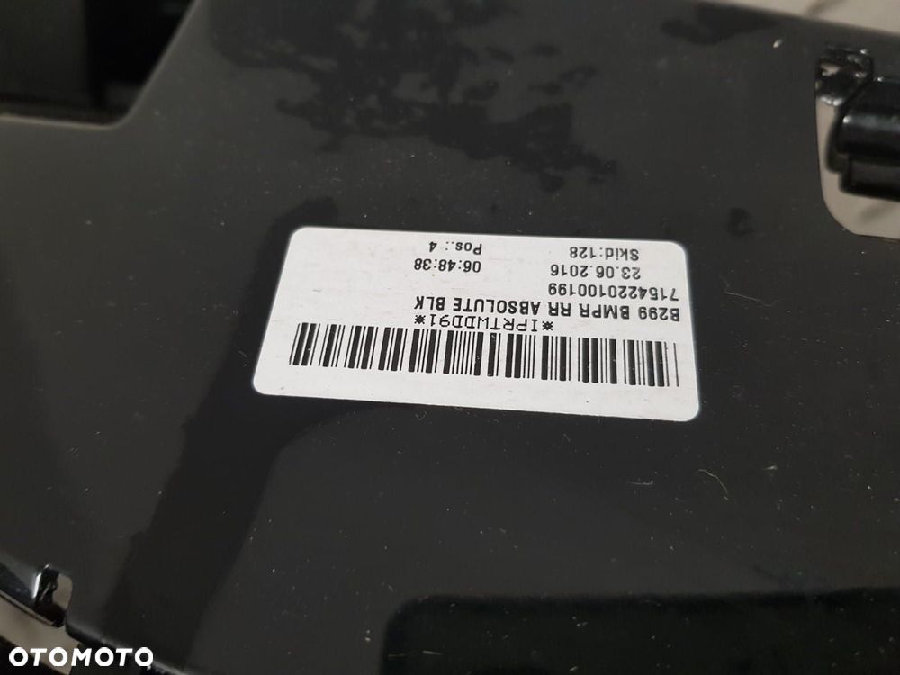 FABRYCZNIE NOWY ORYGINALNY ZDERZAK TYLNY TYŁ FORD FIESTA MK7 7 VII 08-17 8A61-17K823 ABSOLUTE BLK - 12