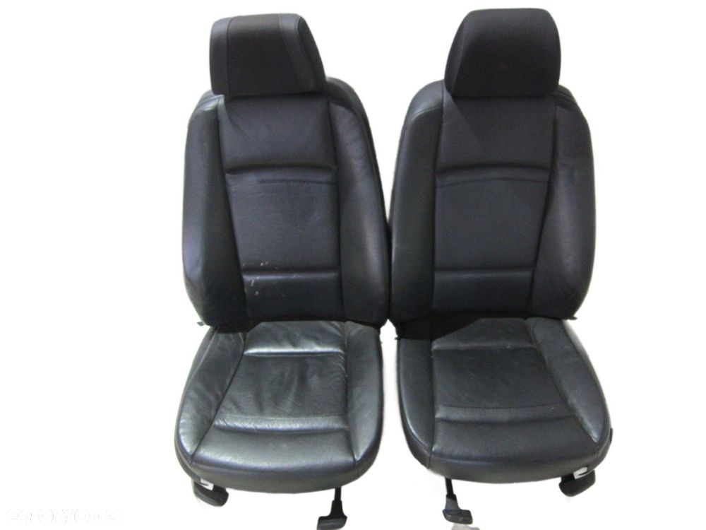 BMW E92 320D FOTELE SKÓRA TAPICERKA KANAPA OPARCIE - 1