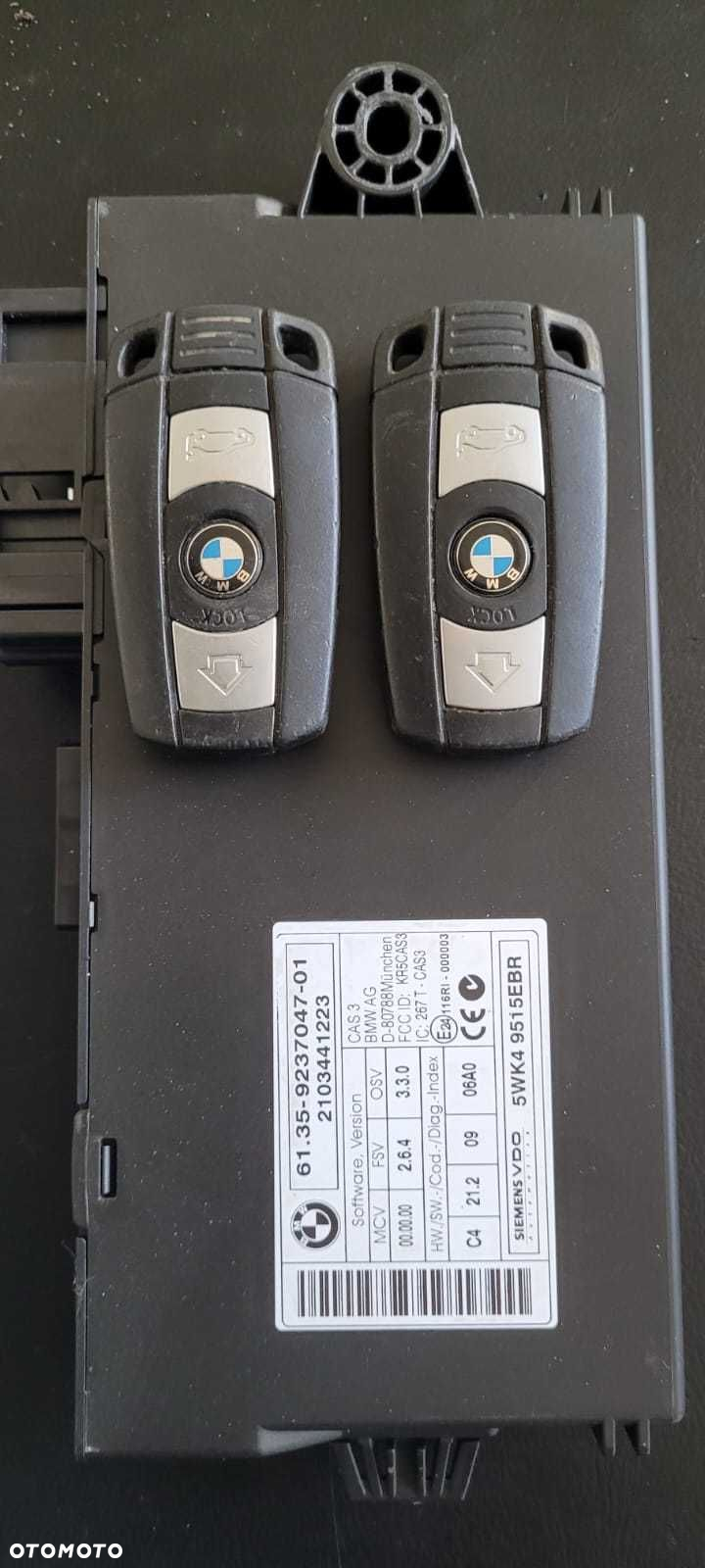 Sterownik komputer silnika cas 2x kluczyk DDE BMW E90 E91 E92 N47D20C - 2