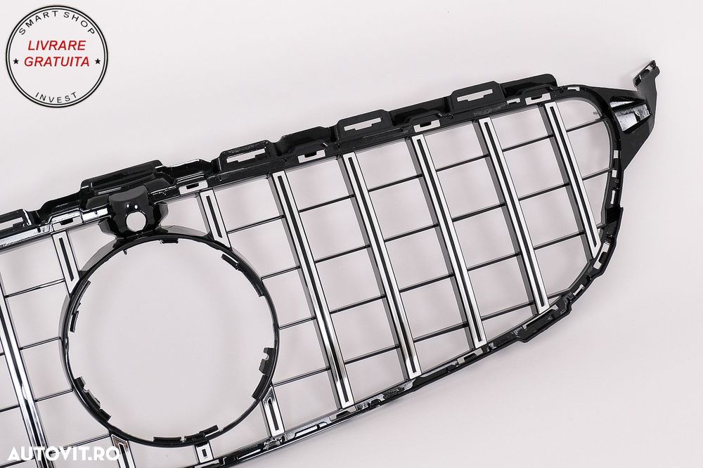 Grila Centrala Mercedes C-Class W205 S205 C205 S205 (2014-2018) GT-R Panamericana - livrare gratuita - 2