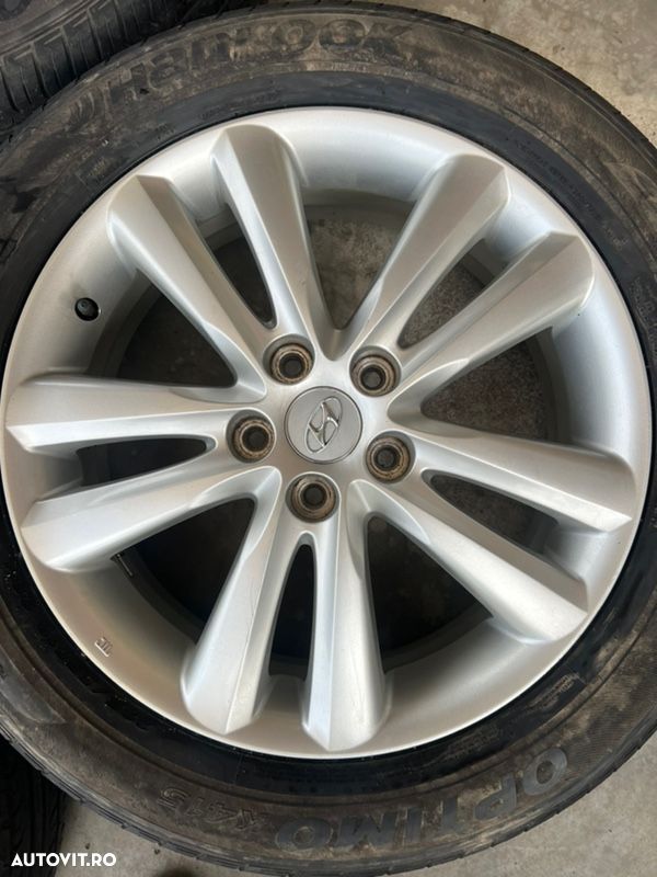 vând jante aliaj originale Hyundai tucson pe 18” cu anvelope de vară - 4