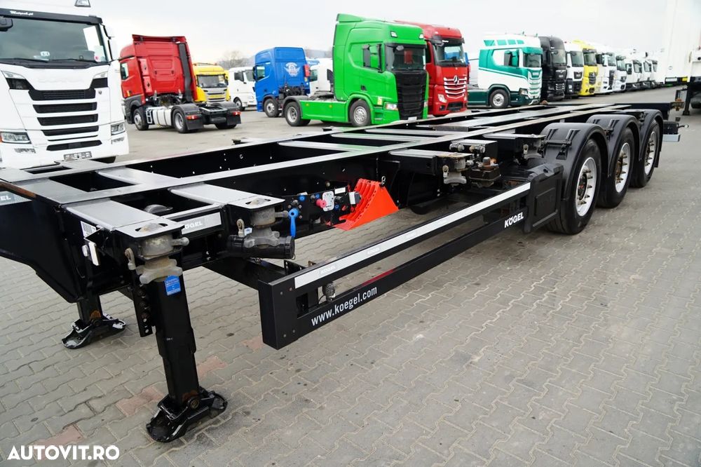 Kögel SEMIREMORCĂ CONTAINER / UNIVERSAL / SPATE EXTENSIBIL / PENTRU TOATE CONTAINERELE - 10