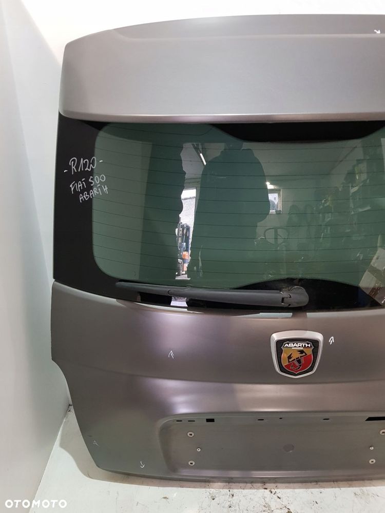 klapa bagażnika tył tylna spoiler fiat 500 abarth 08- - 5