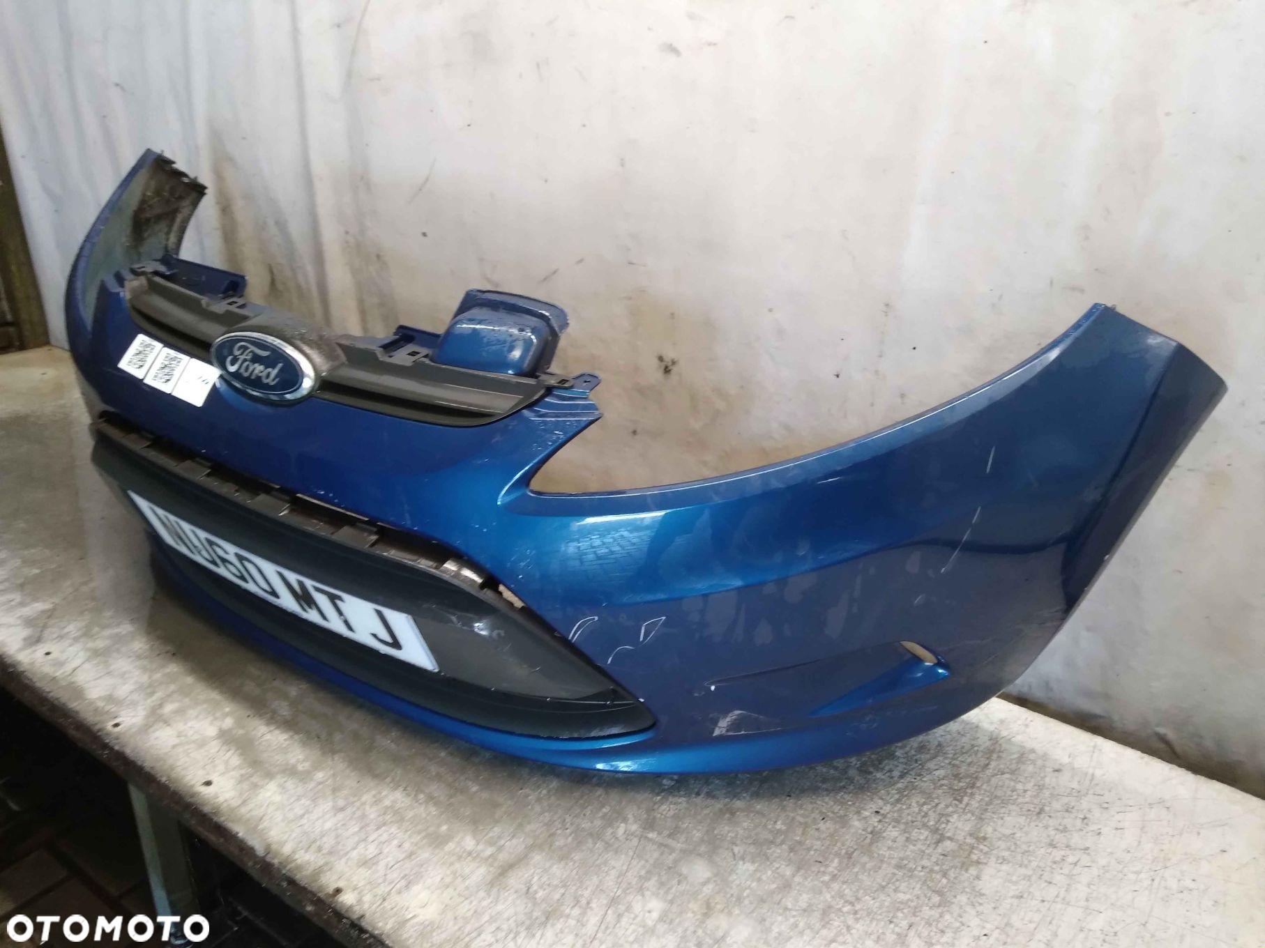 ^ ZDERZAK PRZÓD PRZEDNI DO FORD FIESTA MK7 VII C9 NIEBIESKI - 2