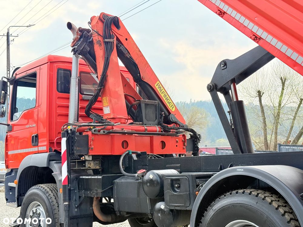 MAN * TGM 18-280 MAN 4x4 HDS Palfinger PK10500 * Kiper Wywrotka * Bardzo Dobry Stan - 24