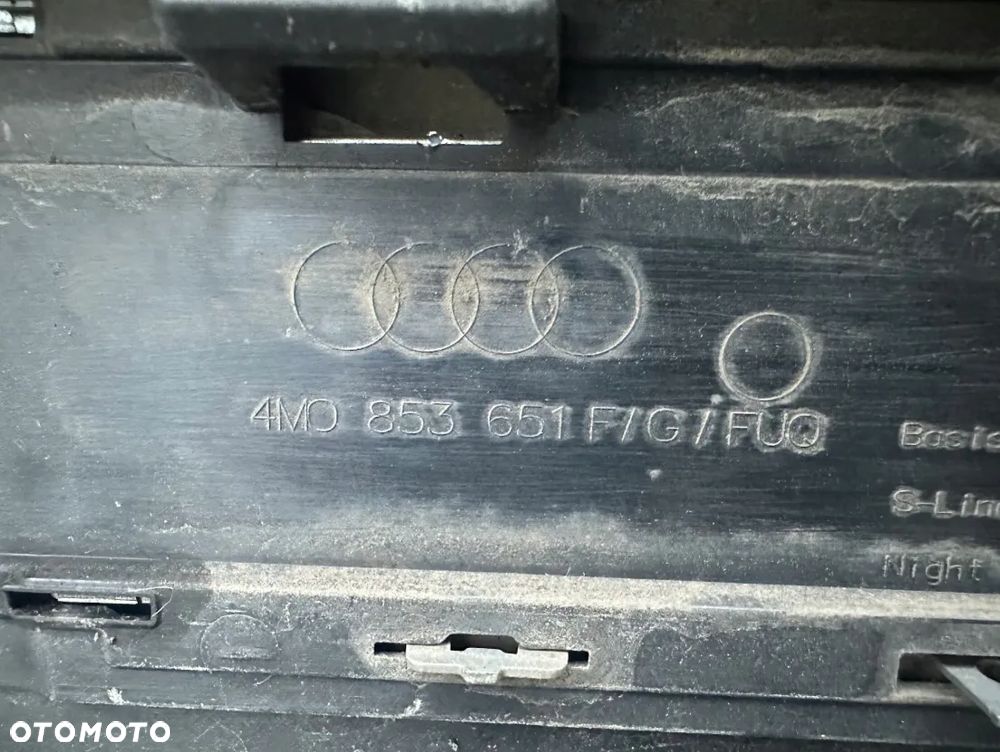 ZDERZAK PRZÓD PRZEDNI AUDI Q7 4M 4M0 II 2 2015- S-LINE 4M0807437 + GRILL - 11