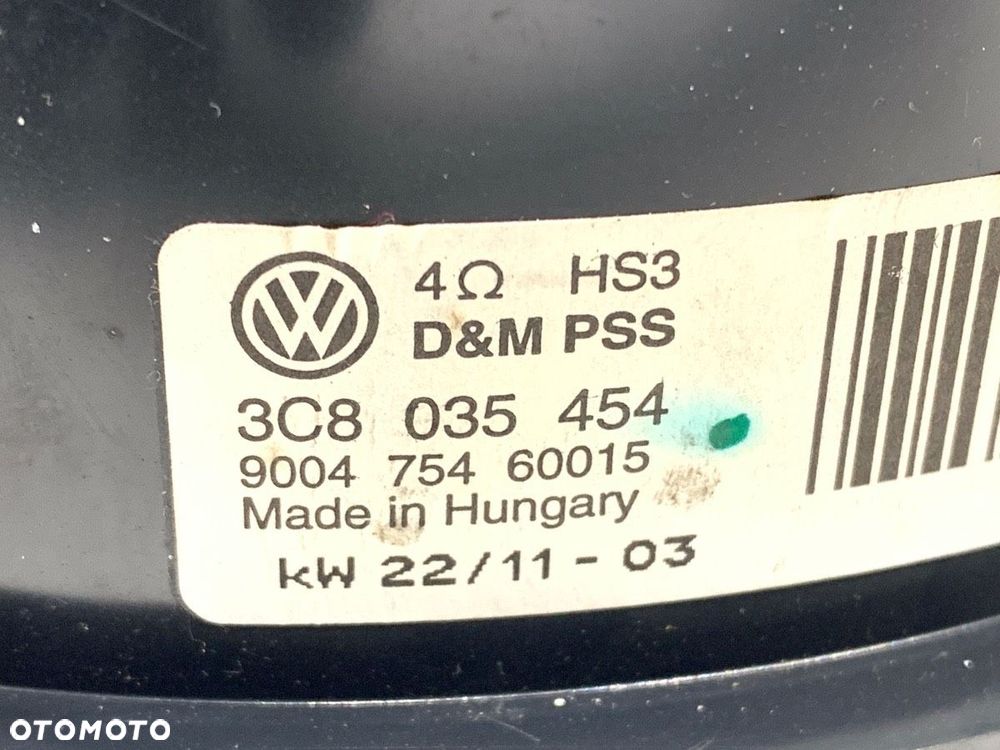 GŁOŚNIKI KOMPLET - 229.00 PLN - VW PASSAT B7 Variant (365) 2010 - 2015 2.0 TDI 125 kW [170 KM] - 8