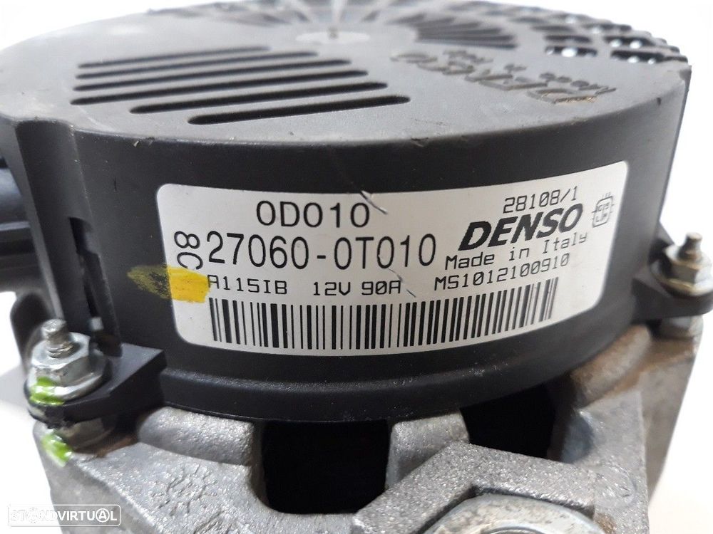 ALTERNADOR TOYOTA AURIS 2008 -270600T010 - 1
