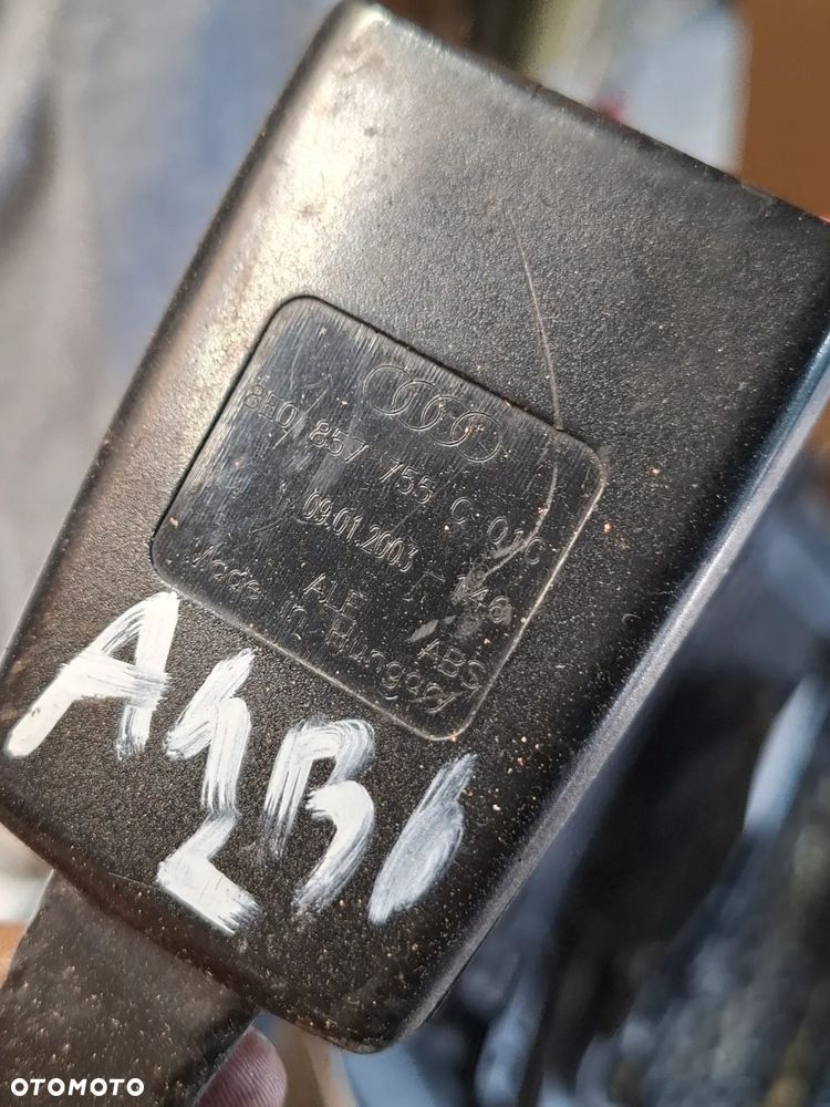 ZAPINKA ZAPIECIE PASA LEWY PRZOD AUDI A4 B6 SLASK WYSYLKA - 2