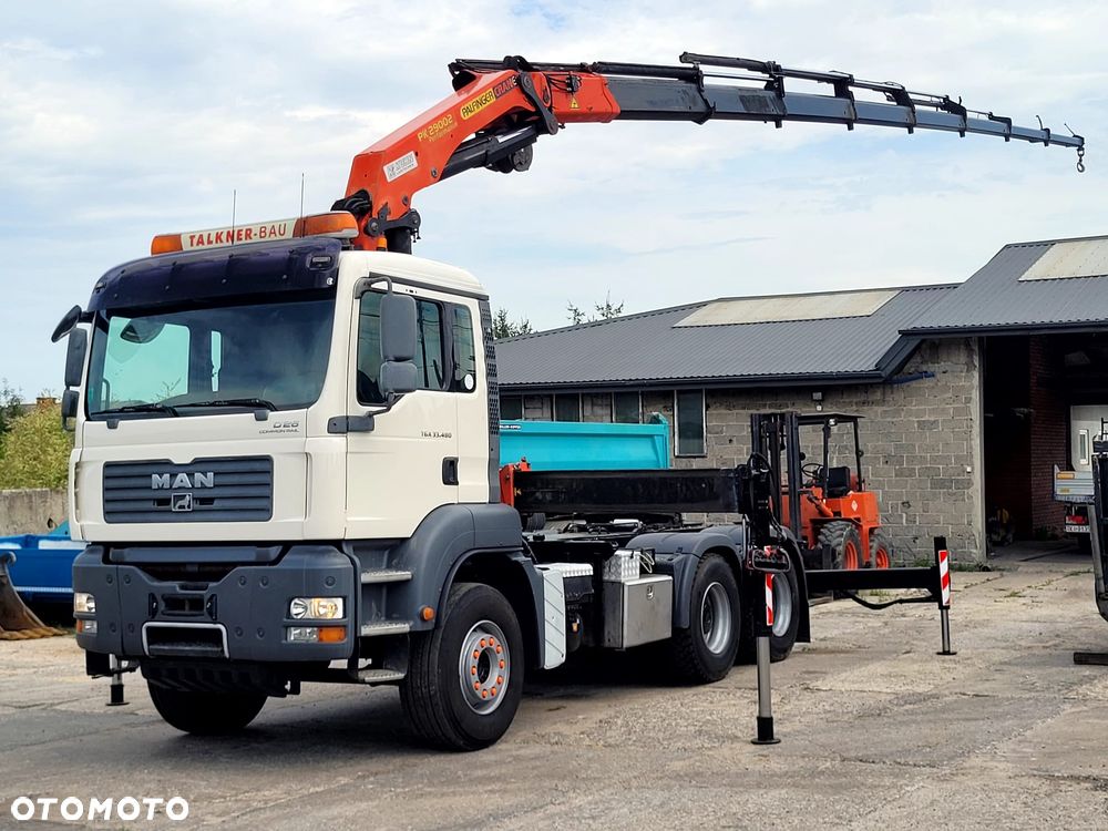 MAN TGA 33.480 6x4 Palfinger PK29002 Ciągnik + Kiper - 5