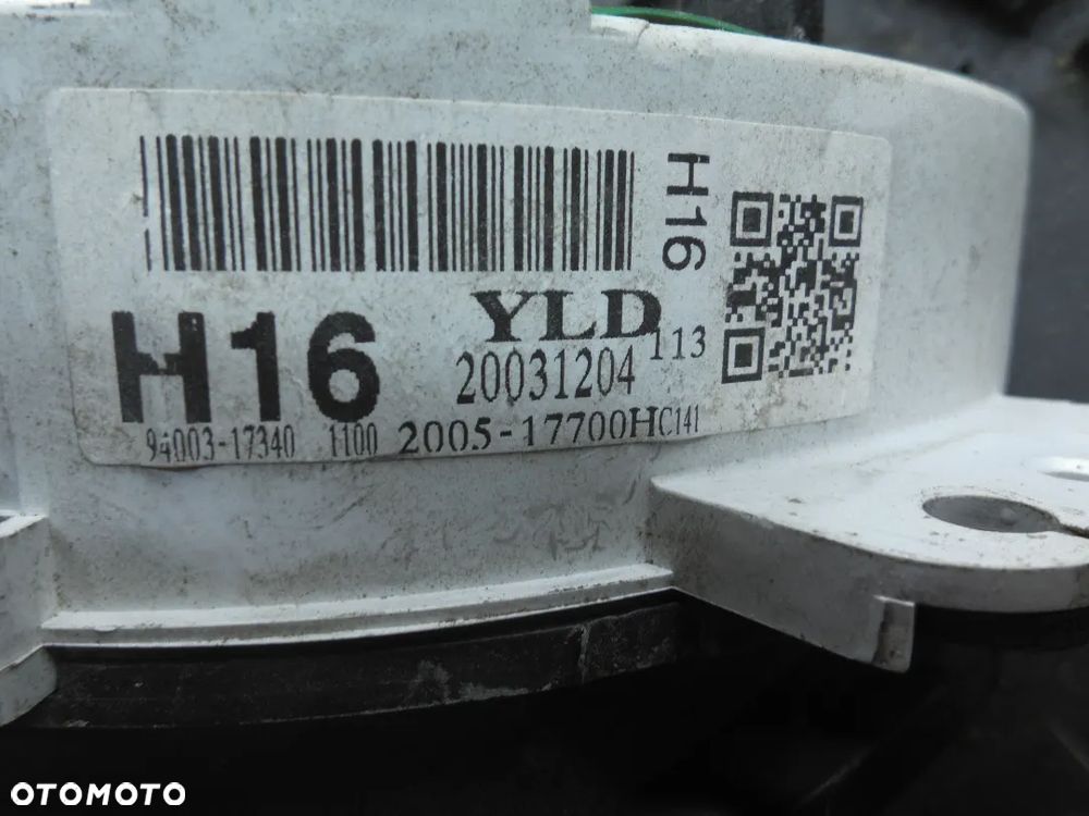 LICZNIK ZEGAR HYUNDAI MATRIX H16 200517700 - 2