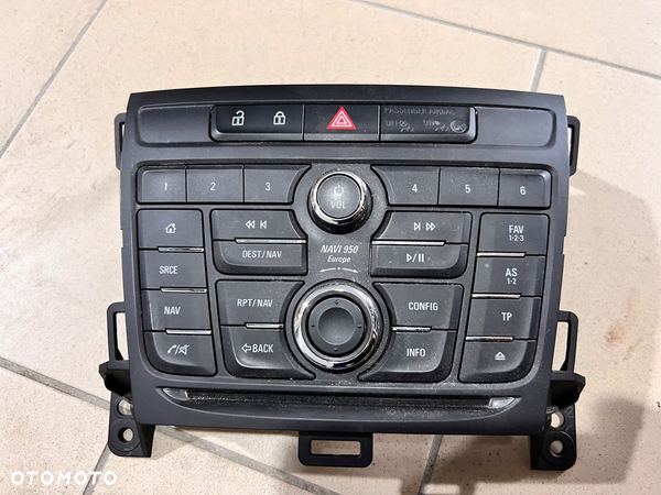 panel radia nawigacji opel astra nawi 950