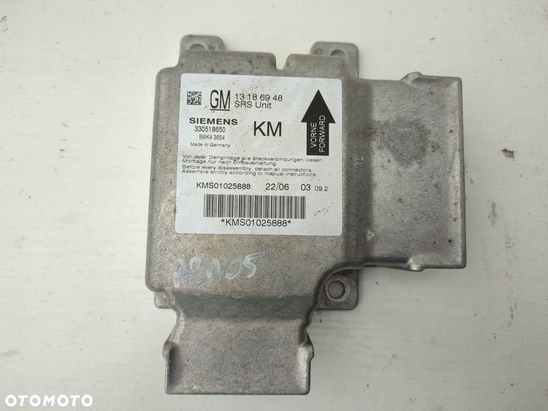 Moduł AIRBAG OPEL SIGNUM VECTRA C LIFT 13186948 EUROPA - 1